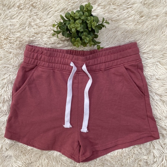 🎉2X HP🎉 Reflex Terry Drawstring Shorts 💗 Mauve - Picture 2 of 10